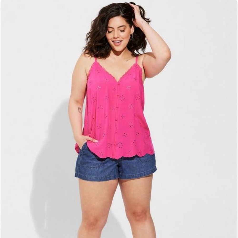 Torrid Sophie Eyelet Swing Cami Size 2x
